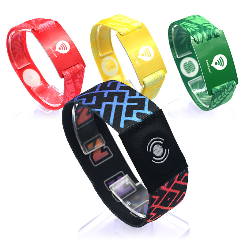 RFID松緊腕帶NFC編織手帶高彈力松緊手環(huán)3